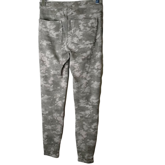 Spanx Grey Camo Ankle Skinny Jeggings Jeans Stretch Size Small - Picture 7 of 15